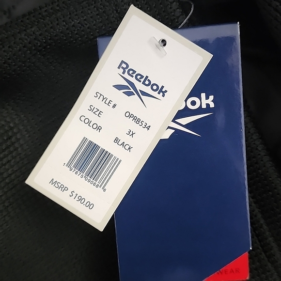 Reebok Women's Black Hooded Quilted Zip Up Jacket Lightweight Size 3X - Picture 9 of 11